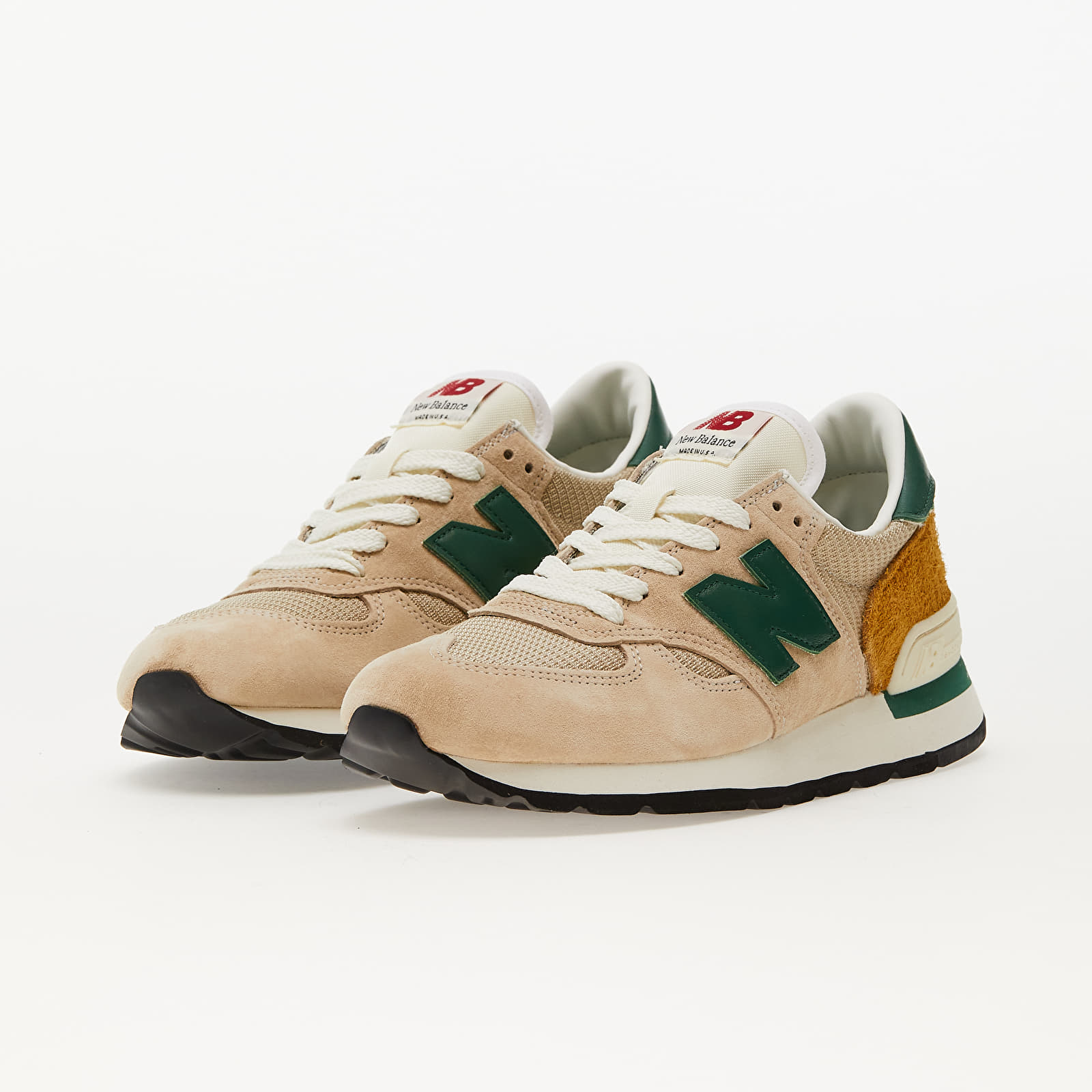Men s sneakers and shoes New Balance 990 V1 Green Tan Queens