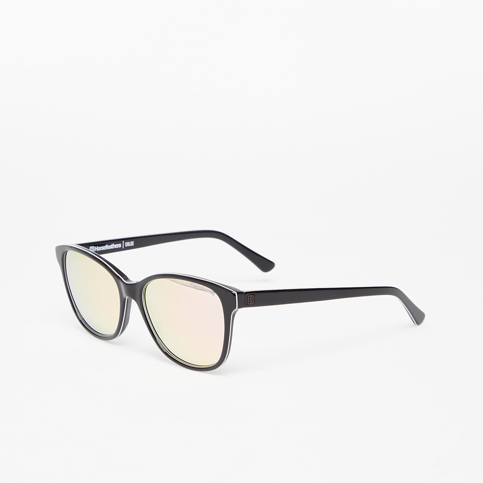 Accesorios Horsefeathers Chloe Sunglasses Gloss Black/ Mirror Rose