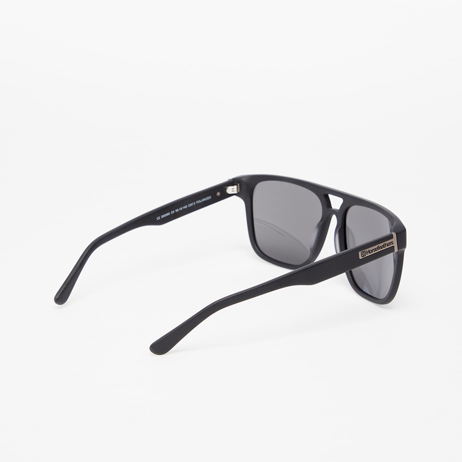 Aksessuaarid Horsefeathers Trigger Sunglasses Matt Black/ Mirror White