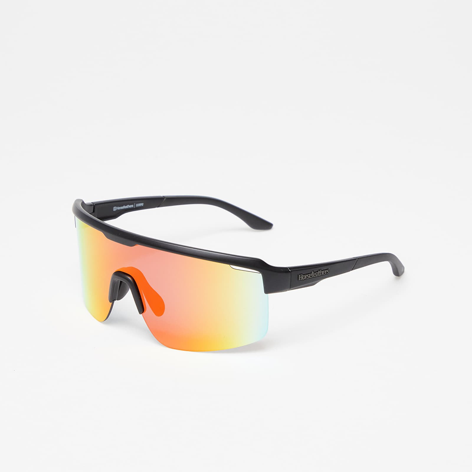 Meeste päikeseprillid Horsefeathers Scorpio Sunglasses Matt Black/ Mirror Red