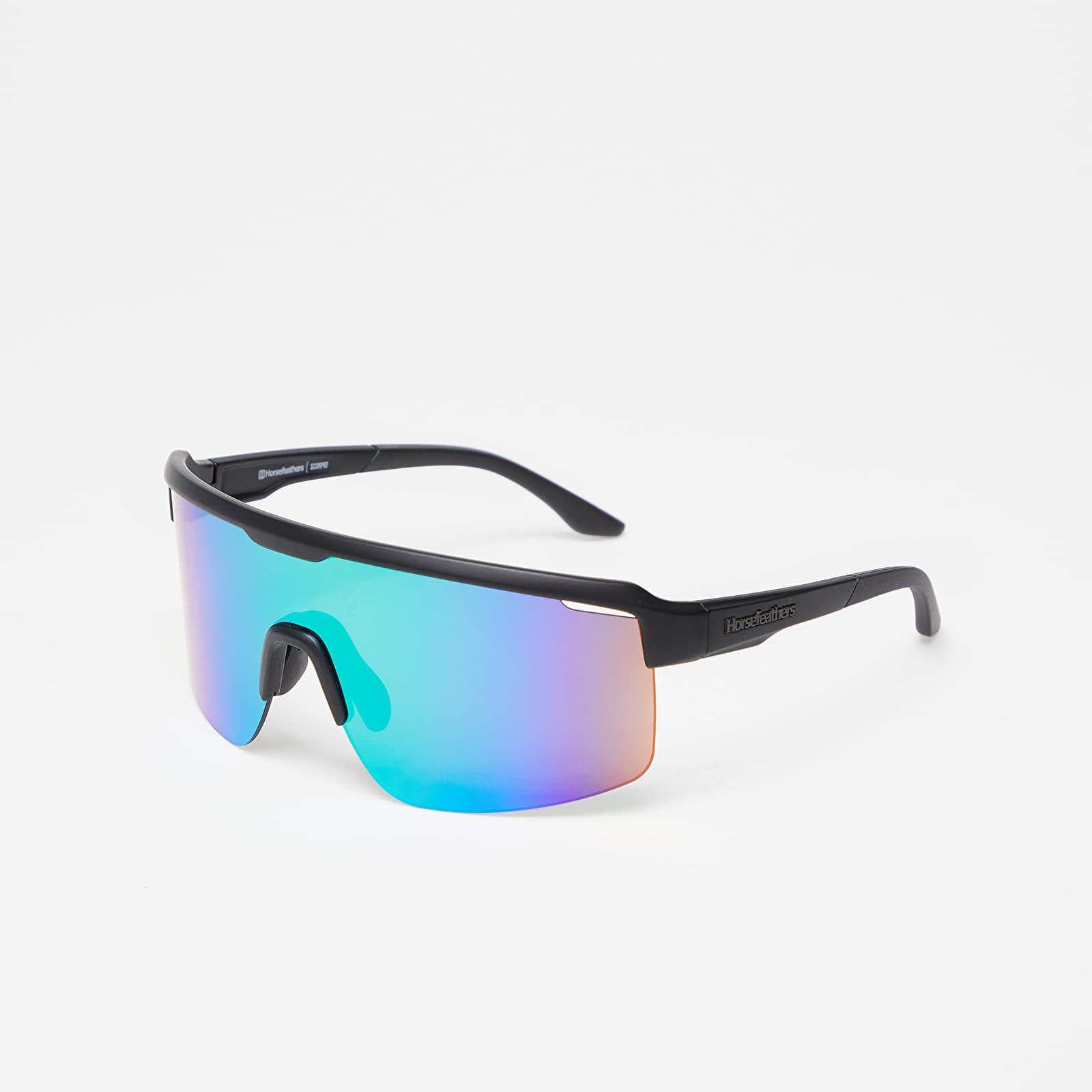 Aksessuaarid Horsefeathers Scorpio Sunglasses Matt Black/ Mirror Green