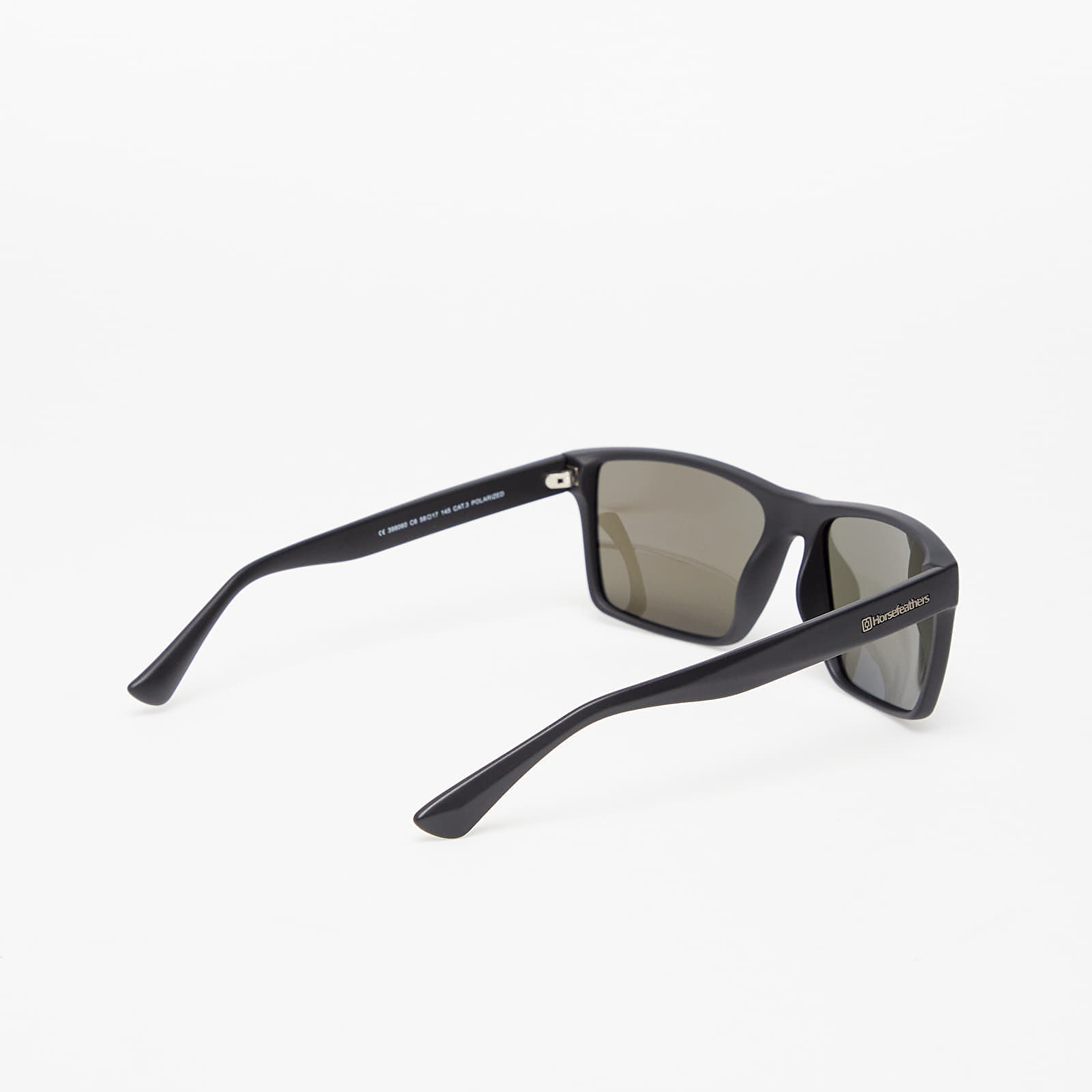 Aksesuāri Horsefeathers Merlin Sunglasses Matt Black/ Mirror Blue