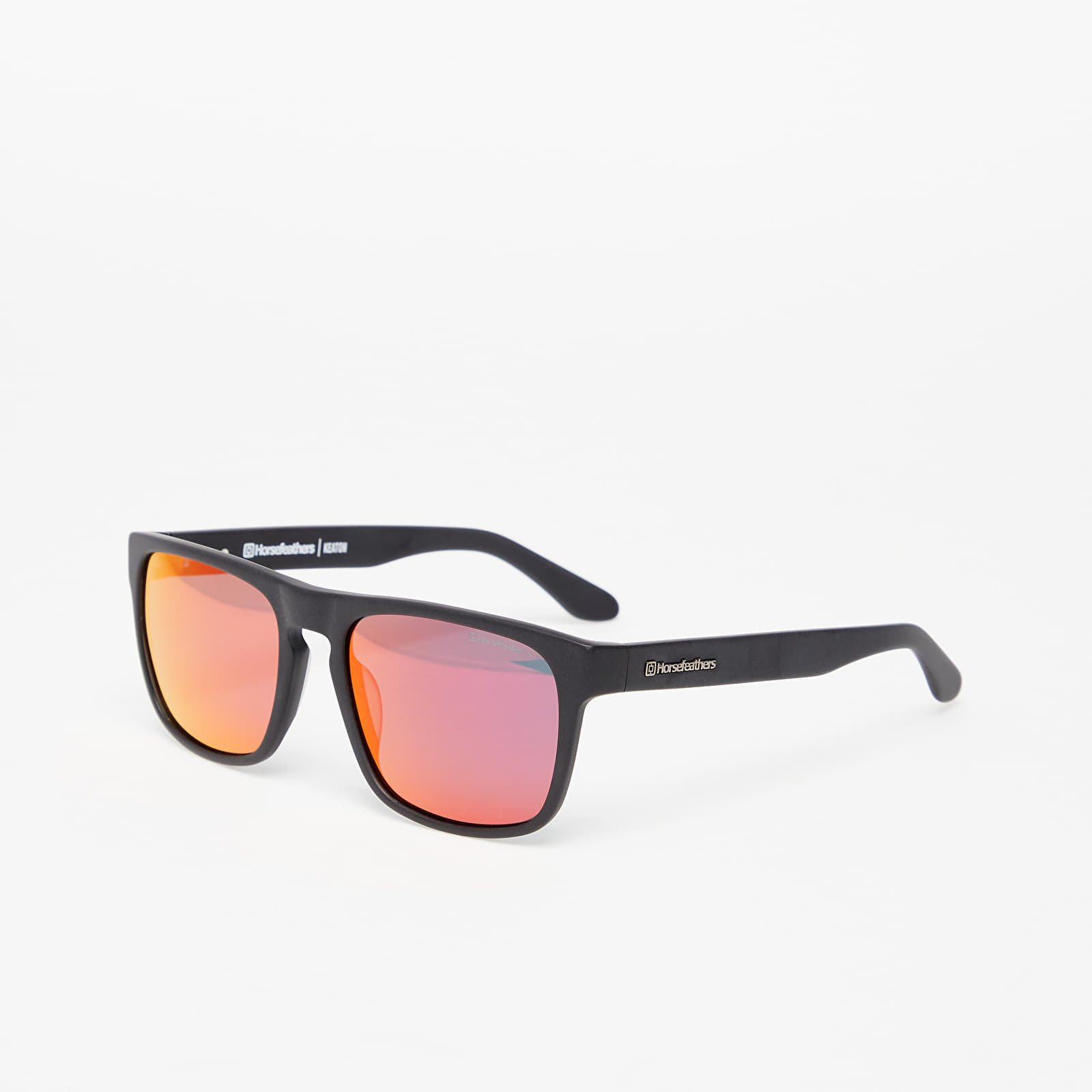 Aksessuaarid Horsefeathers Keaton Sunglasses Matt Black/ Mirror Red