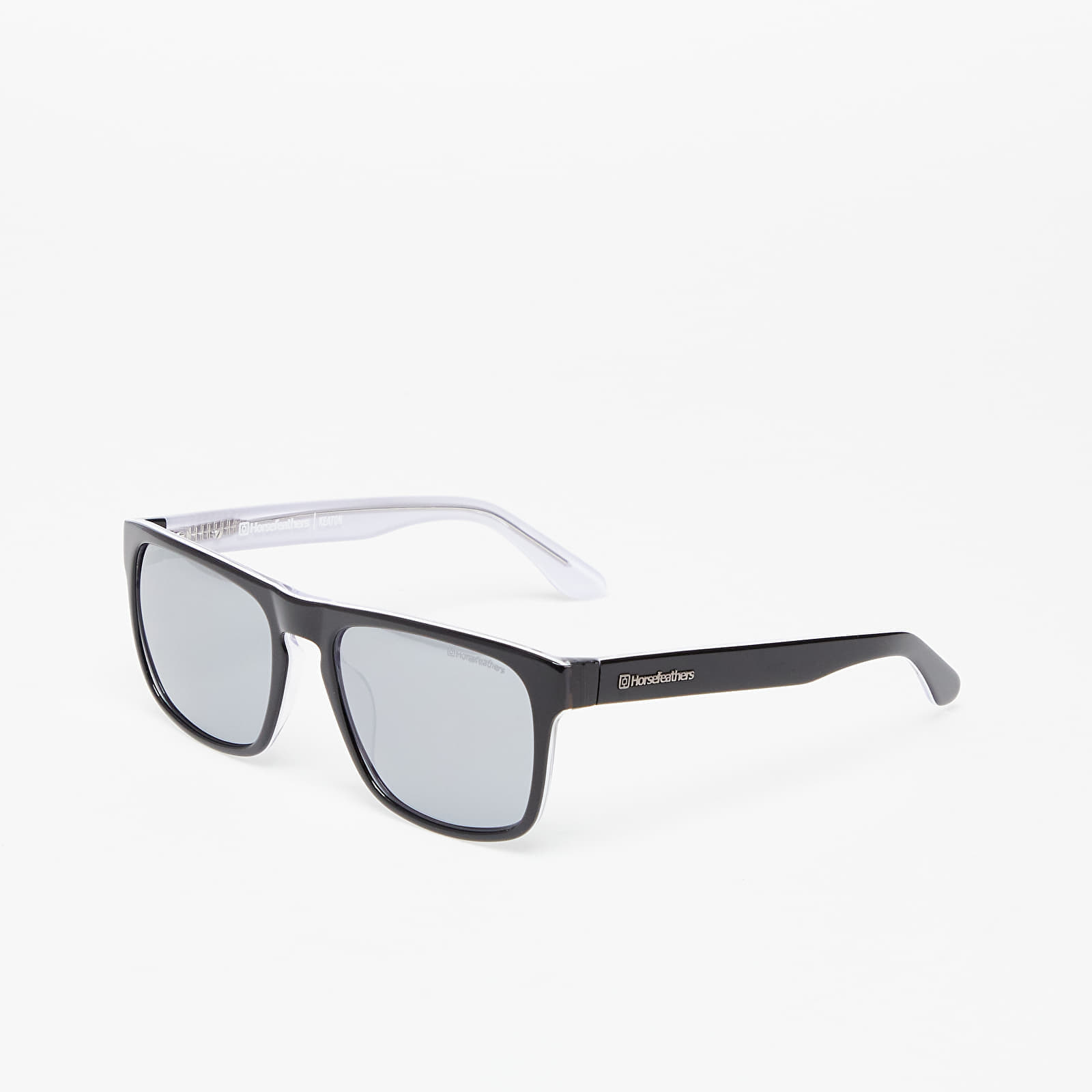 Aksessuaarid Horsefeathers Keaton Sunglasses Gloss Black/ Mirror White