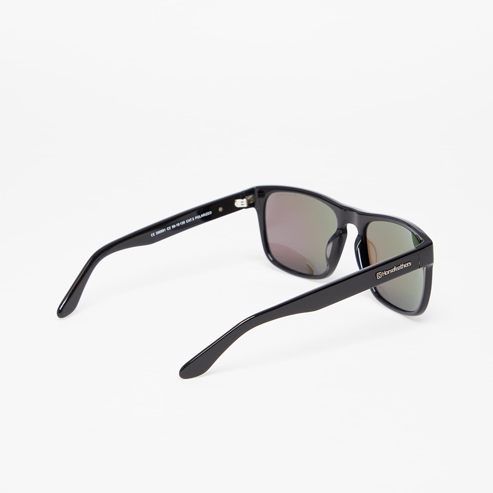 Aksessuaarid Horsefeathers Keaton Sunglasses Gloss Black/ Mirror Green