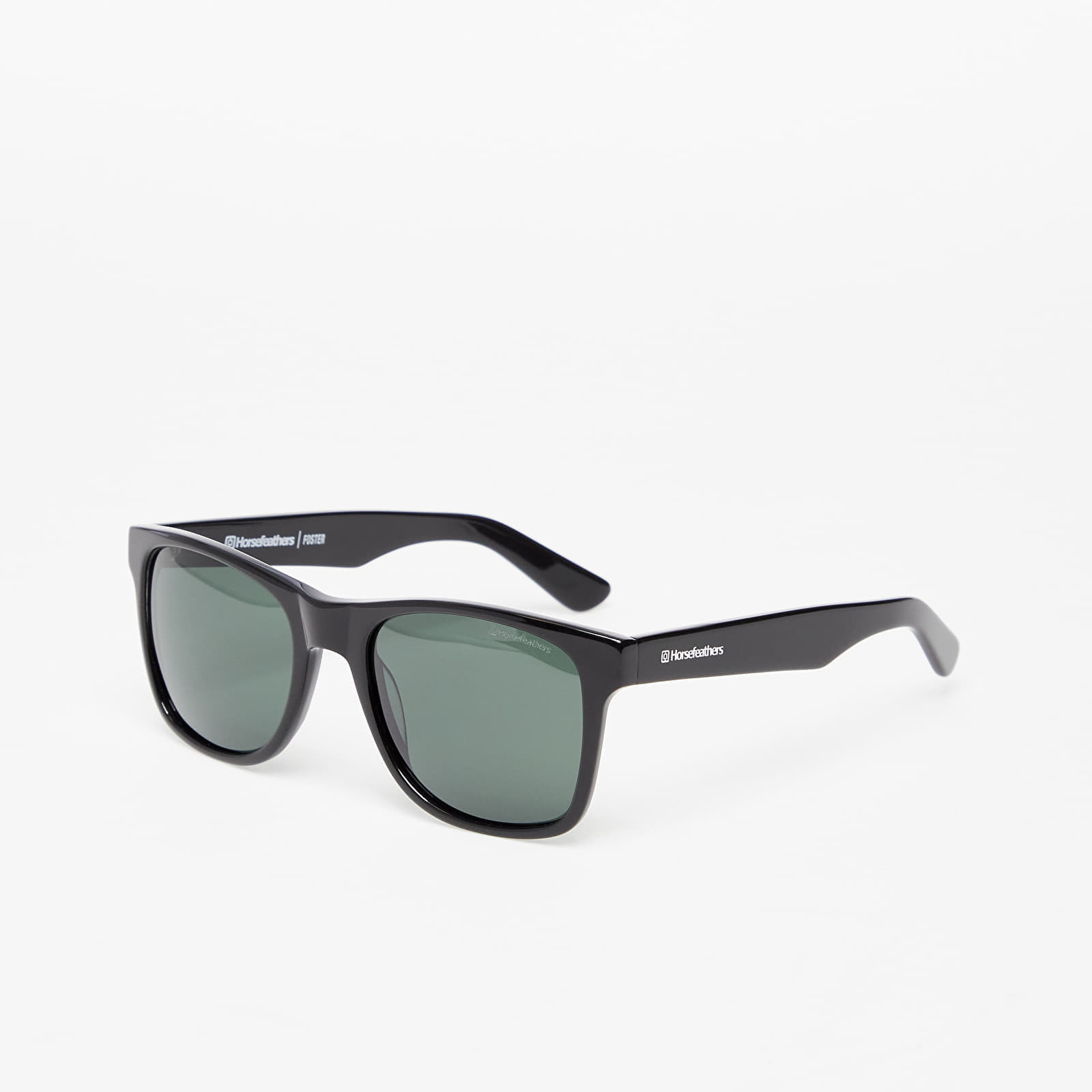Tilbehør Horsefeathers Foster Sunglasses Gloss Black/ Gray Green