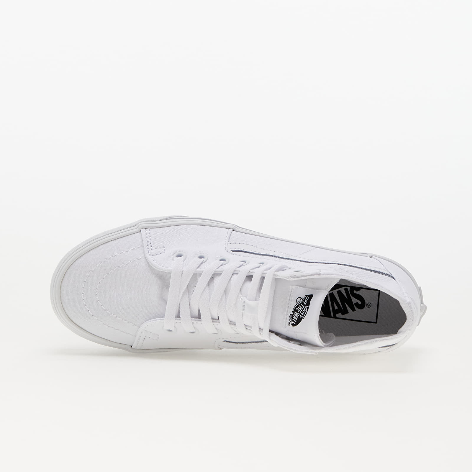 Turnschuhe und Schuhe für Männer Vans SK8-Hi Tapered Stackform Canvas True White