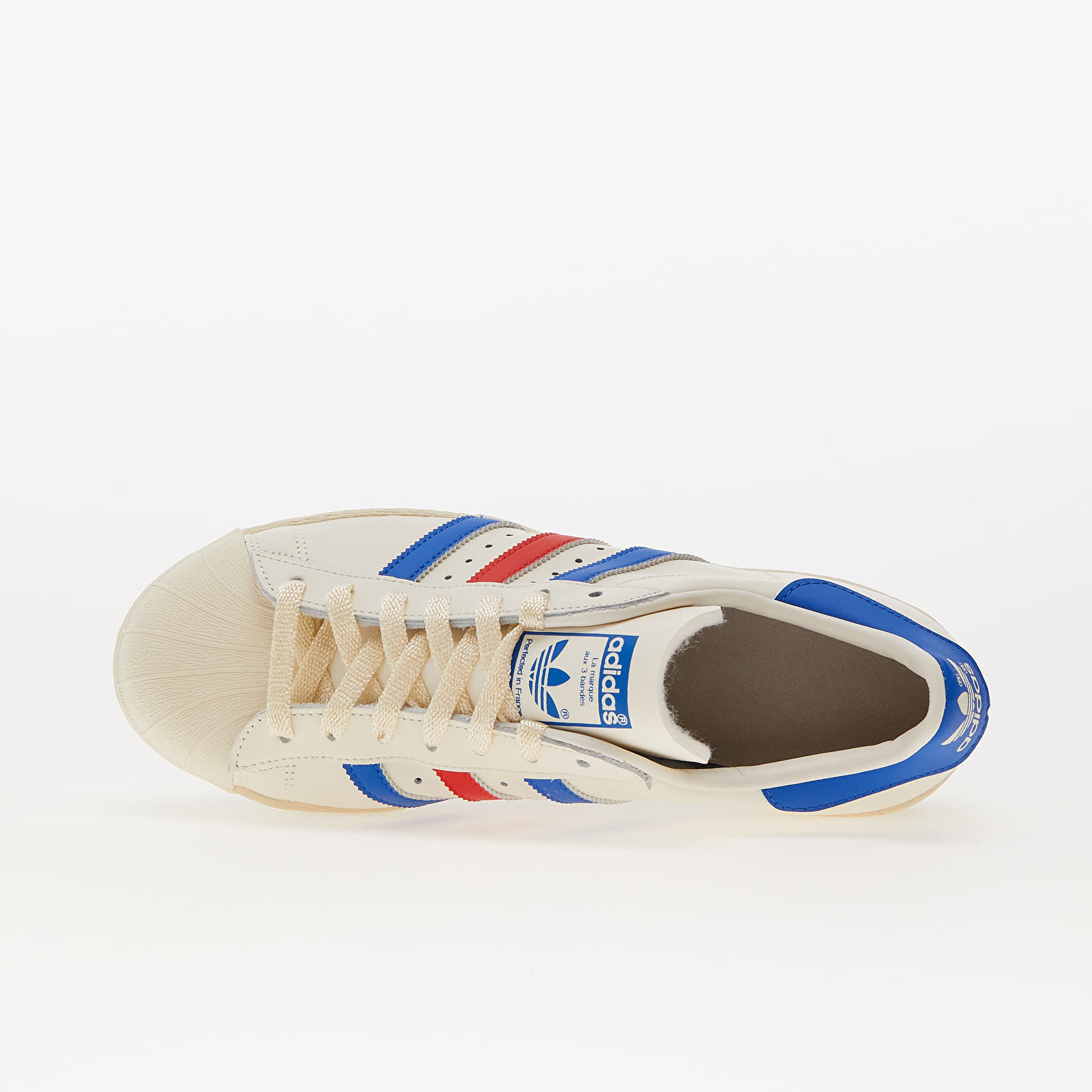 Men s sneakers and shoes adidas Originals Superstar 82 Cloud White Blue Dawn Red Queens