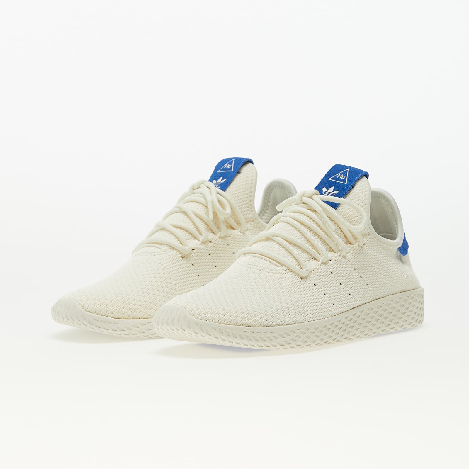 Scarpe e scarpe da ginnastica da uomo adidas Originals x Pharrell Williams Tennis Hu Cloud White Cloud White Blue Queens