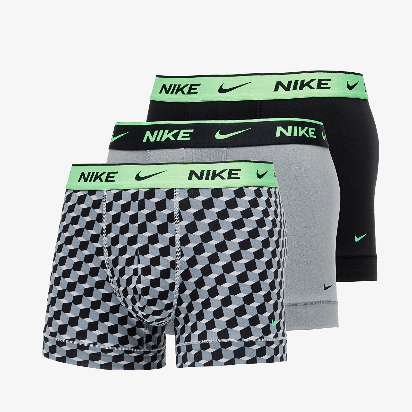 Boxer shorts Nike Everyday Cotton Stretch Trunk 3 Pack Geo Block