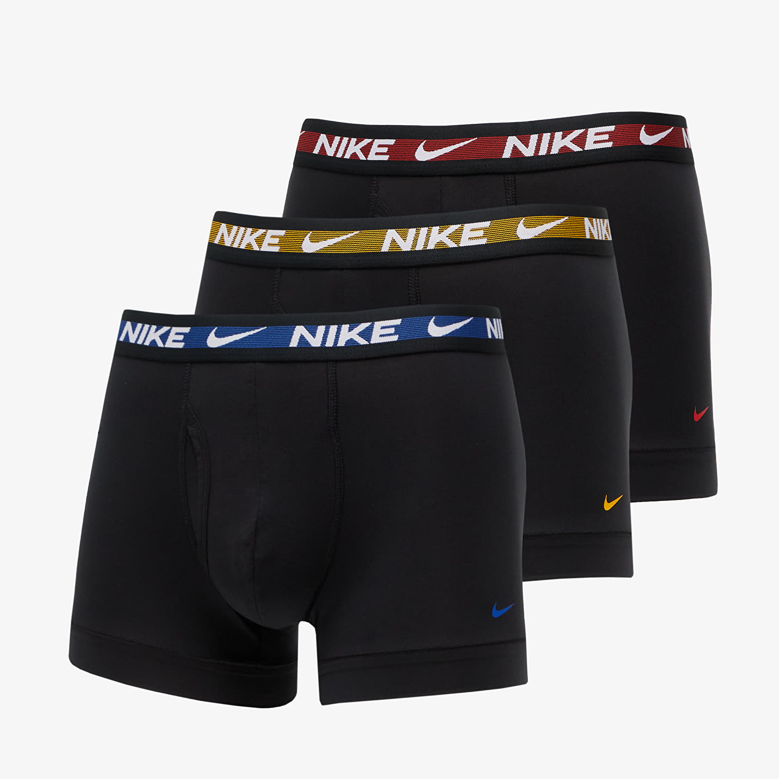 Boxershorts Nike Dri-FIT Ultra Stretch Micro Trunk 3-Pack Black/ Uni Red/ Uni Gold/ Game Royal