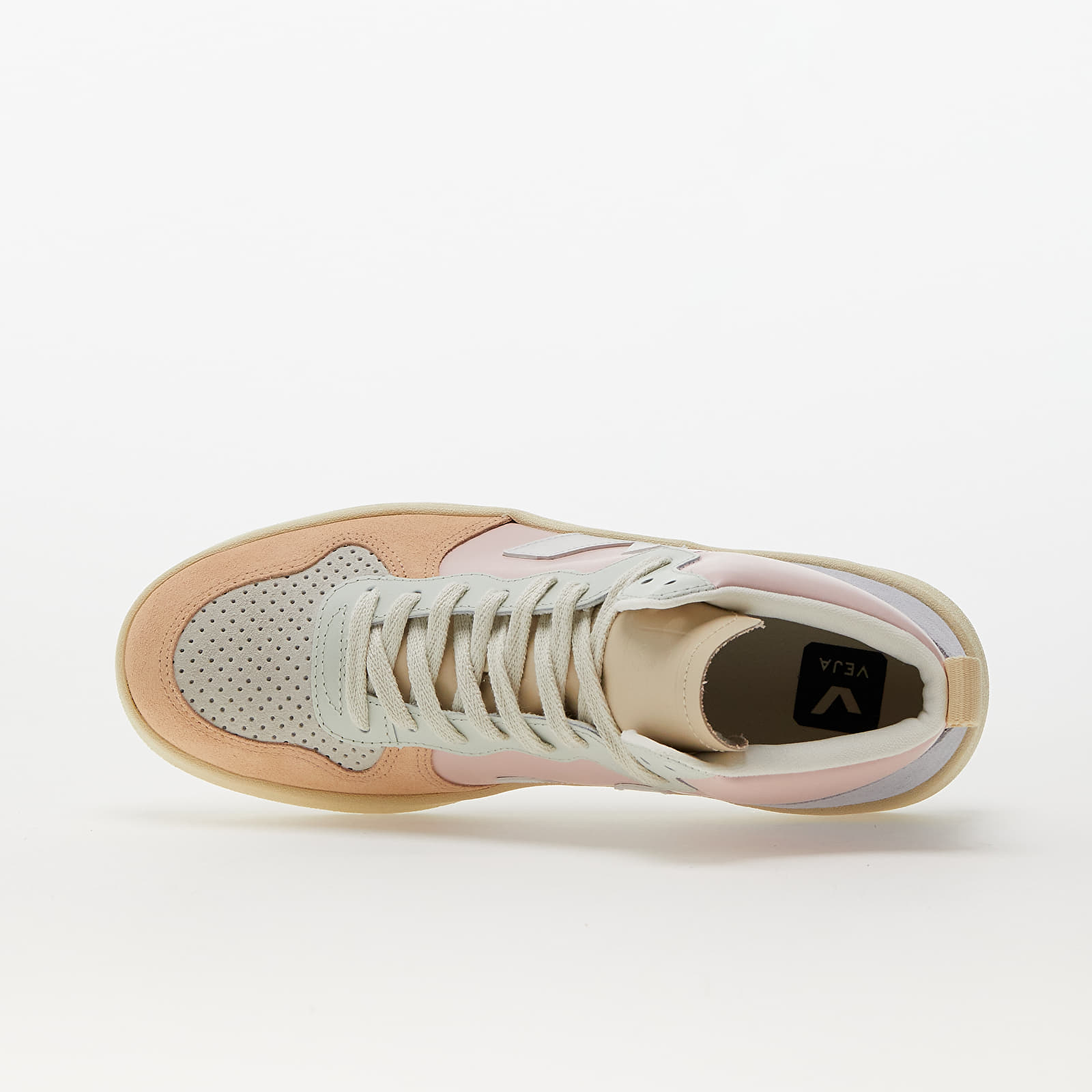 Sneakers und Schuhe für Frauen Veja V-15 Leather W Petale/ White/ Multico