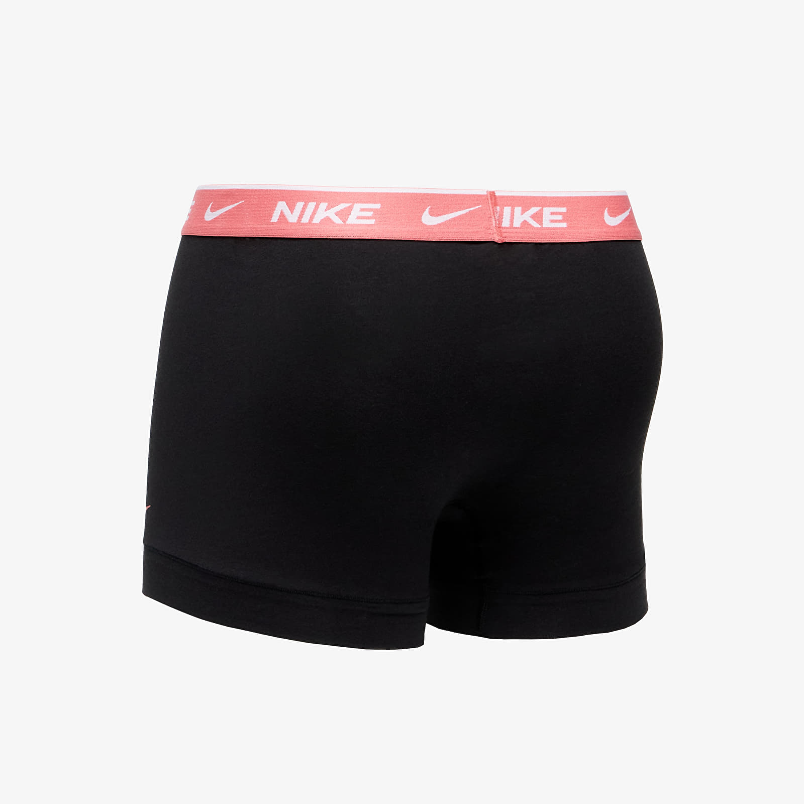 Bokseru šorti Nike Everyday Cotton Stretch Trunk 3 Pack Black/ Sea Coral/ Platinum/ Elec Algae