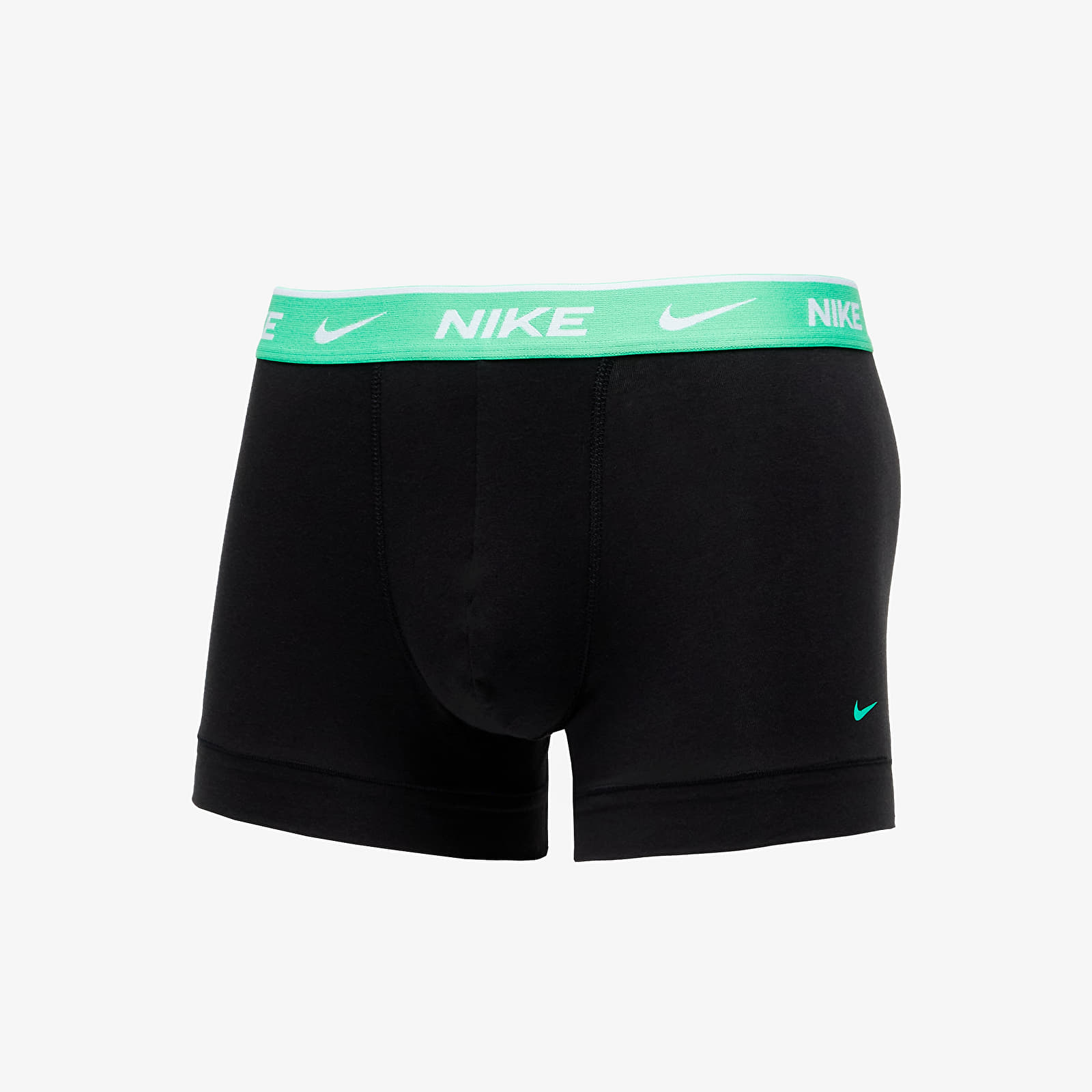 Bokseru šorti Nike Everyday Cotton Stretch Trunk 3 Pack Black/ Sea Coral/ Platinum/ Elec Algae