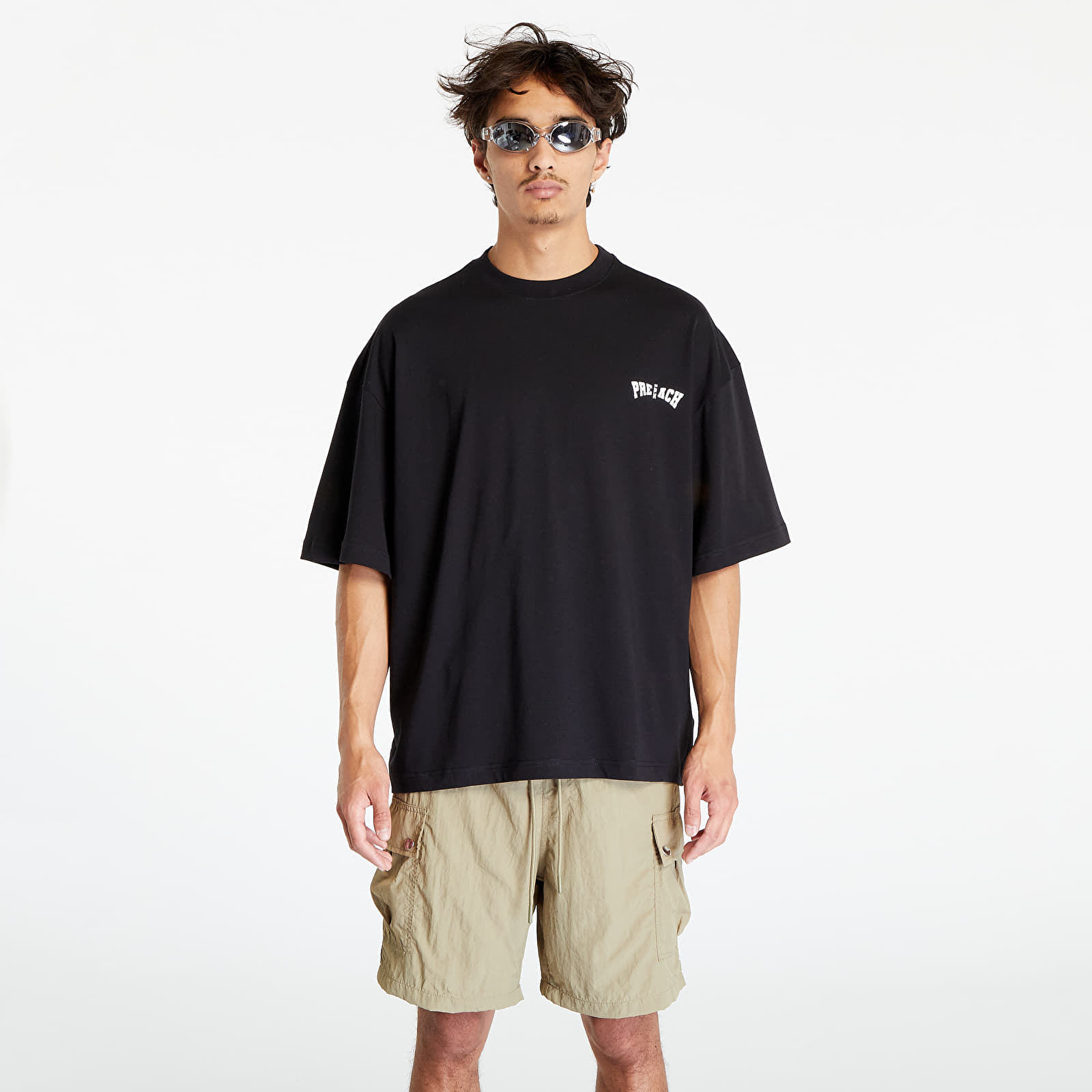 T-Shirts PREACH Relaxed Varsity Logo T-shirt Black