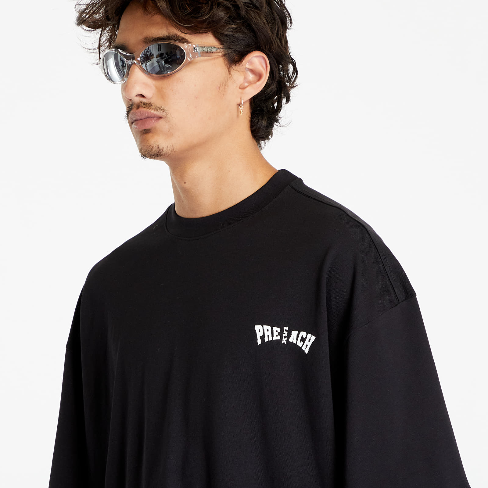 T-Shirts PREACH Relaxed Varsity Logo T-shirt Black