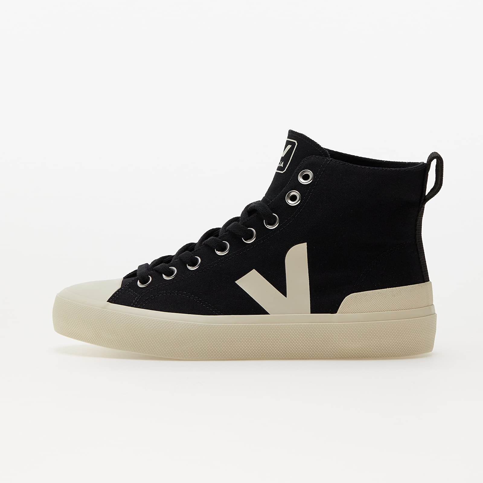 Men's sneakers and shoes Veja Wata II Canvas Black/ Pierre