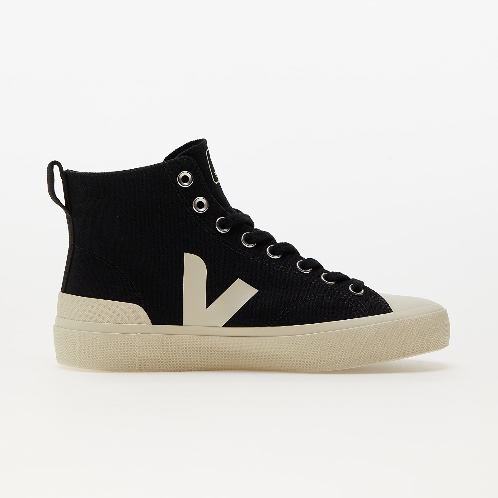 Men's sneakers and shoes Veja Wata II Canvas Black/ Pierre