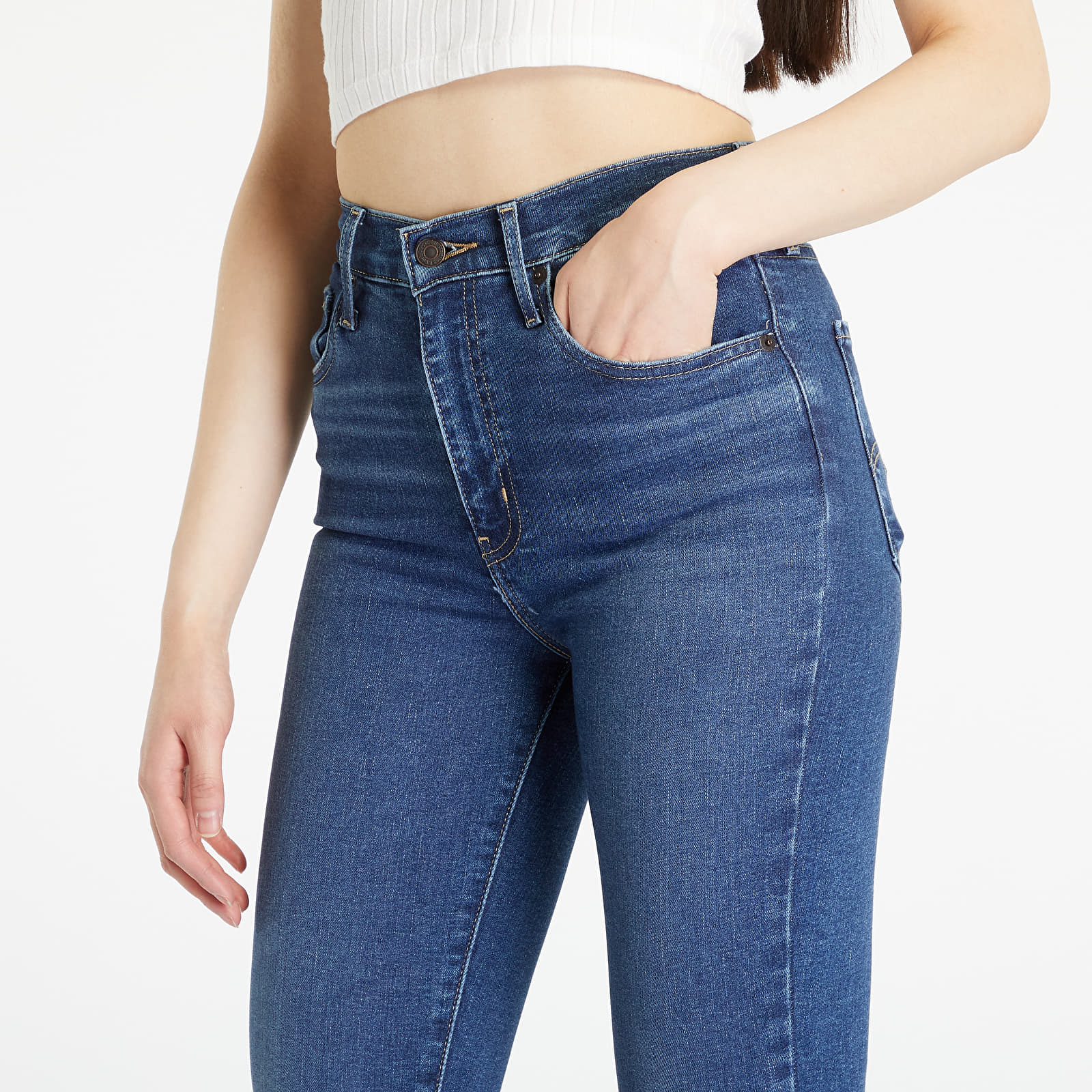 Джинсы Levi's ® Mile High Super Skinny Jeans Venice For Real/ Blue