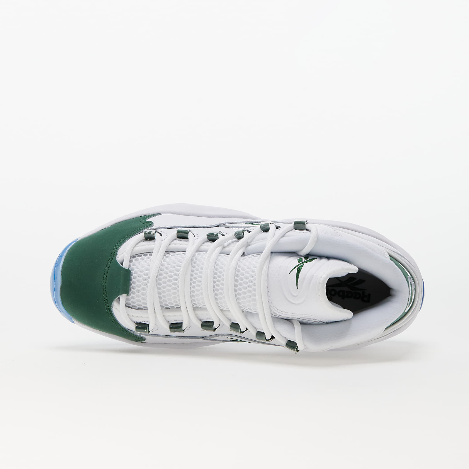 Vīriešu čības un apavi Reebok Question Mid Ftw White/ Pine Green/ Ftw White
