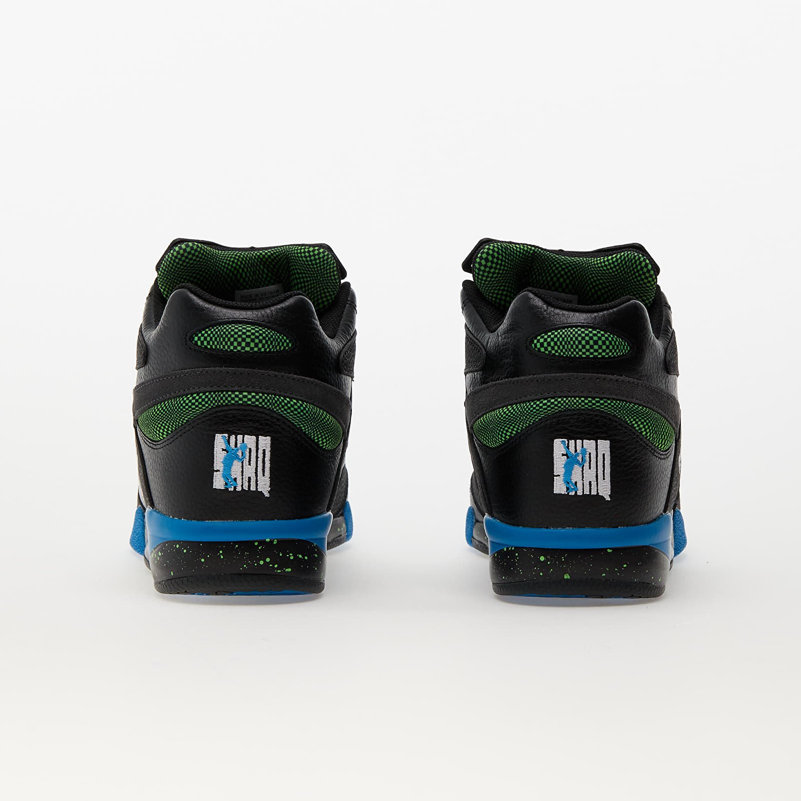Zapatillas Hombre Reebok Shaq Victory Pump Core Black/ Energy Blue/ Solid Lime