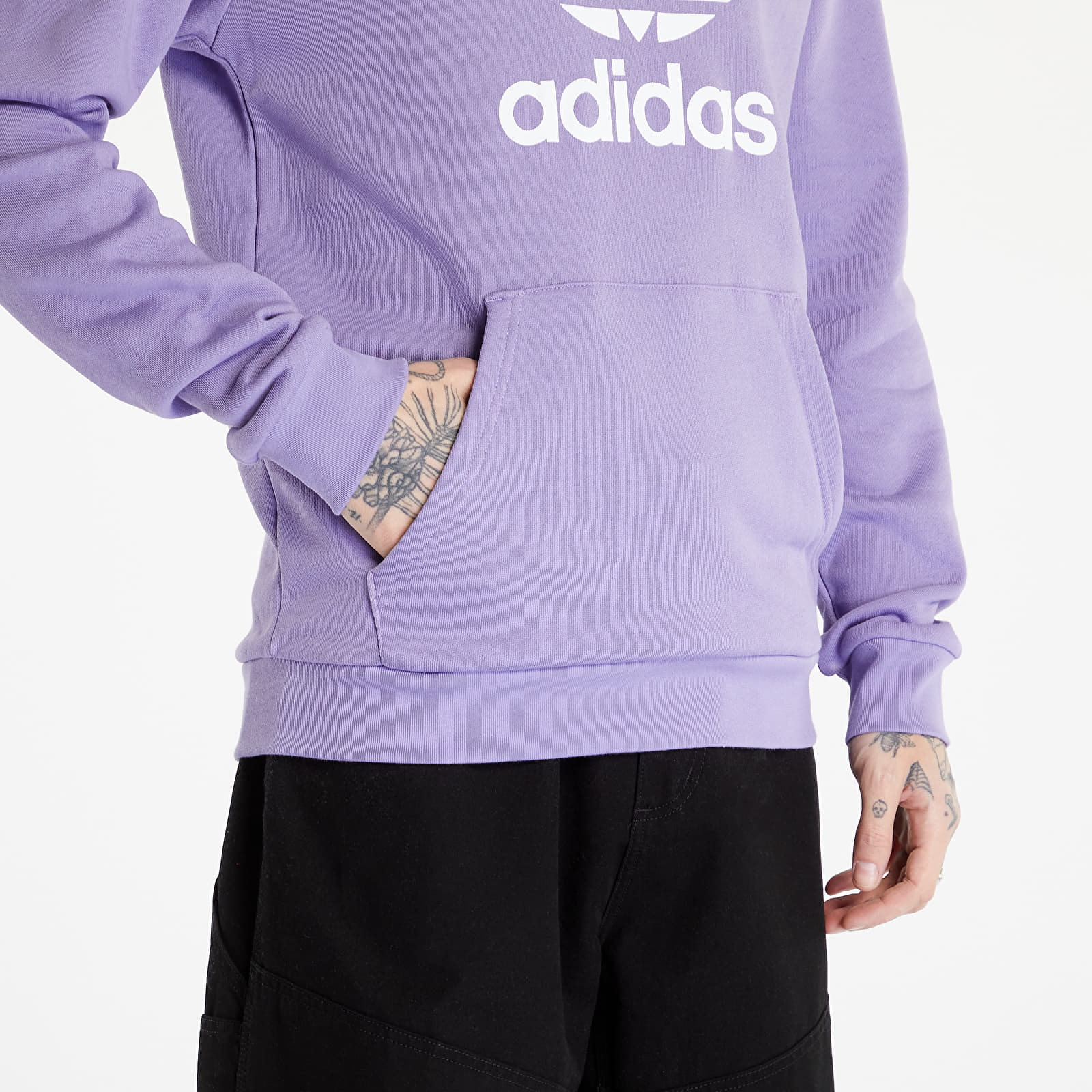 Sweatshirts adidas Trefoil Hoody Lilac | Queens Magic