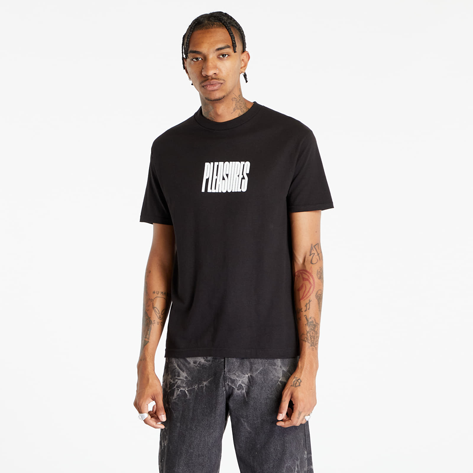 【PLEASURES】 MASTER T-SHIRT Black T-shirts PLEASURES Master T-Shirt Black | Queens
