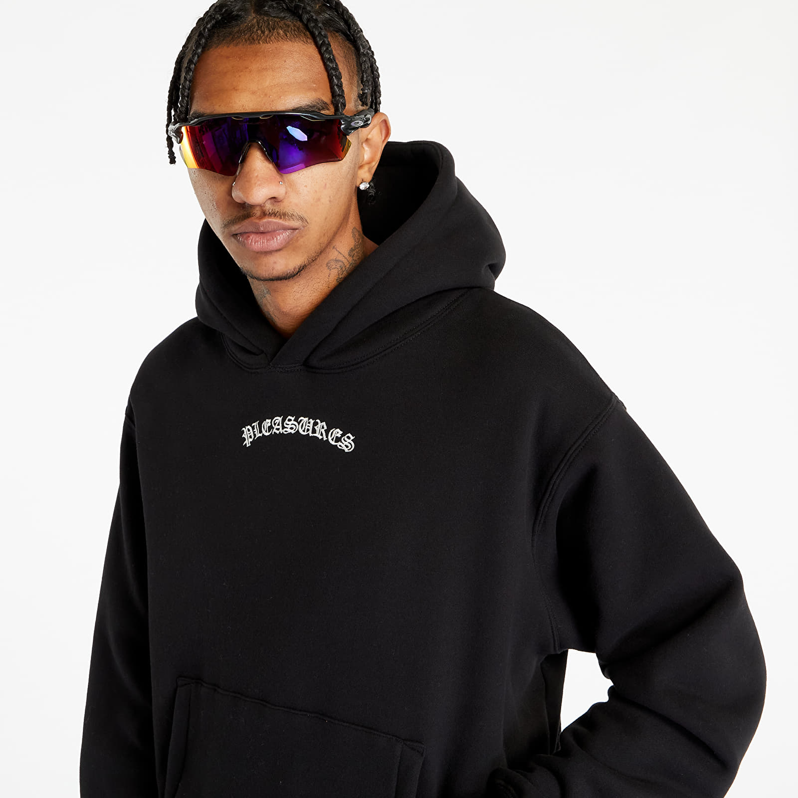 Hanorace PLEASURES Neural Hoodie Black