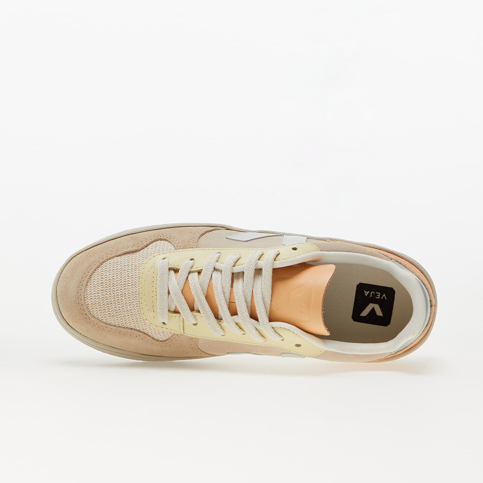 Sneakers og sko til kvinder Veja V-10 Suede Sable/ Menthol Multico