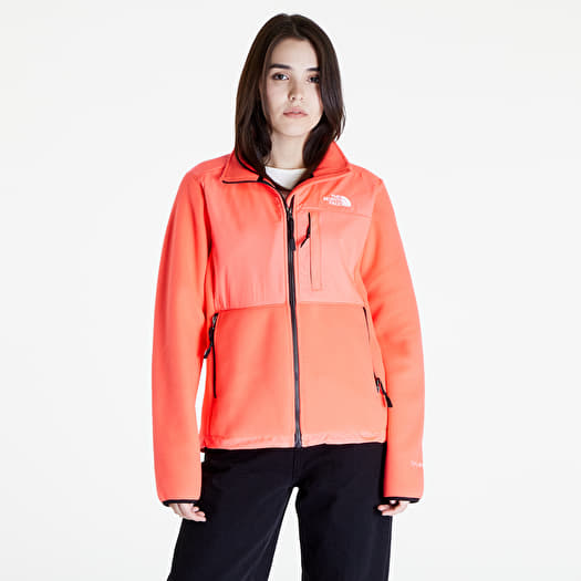 Womens orange north face jacket hotsell
