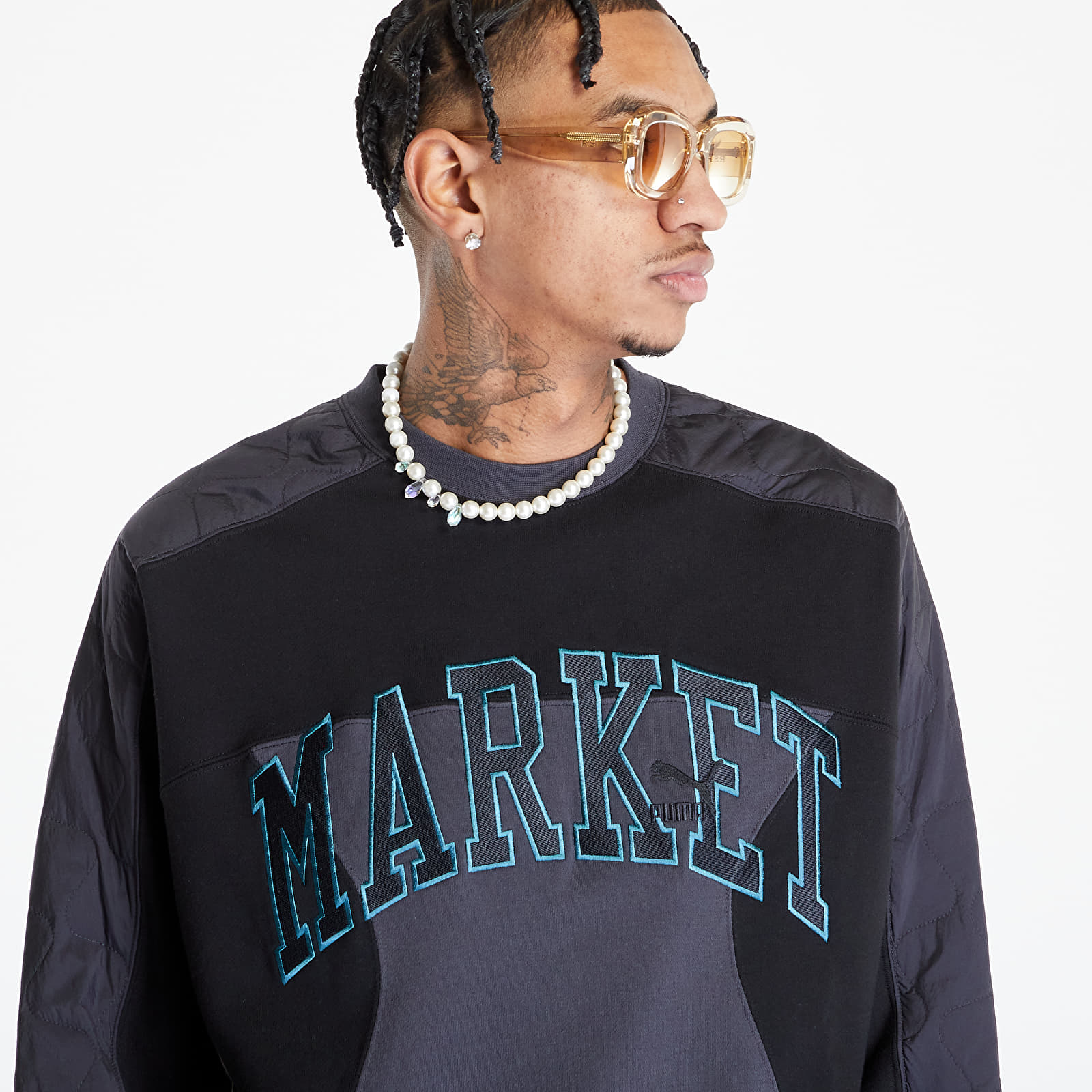 Hanorace Puma x MARKET Relaxed Crew Phantom Black