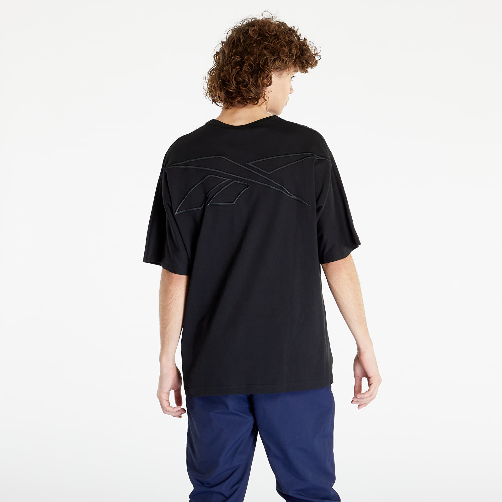 Tricouri  Reebok Basketball Heavyweight Short Sleeve Pocket Tee Black