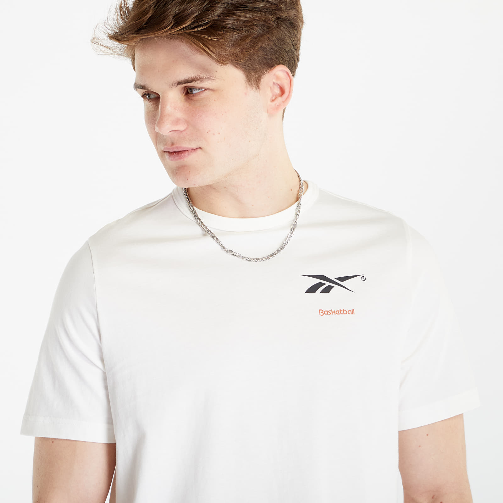 Trička Reebok Basketball Ct Ss Tee Chalk