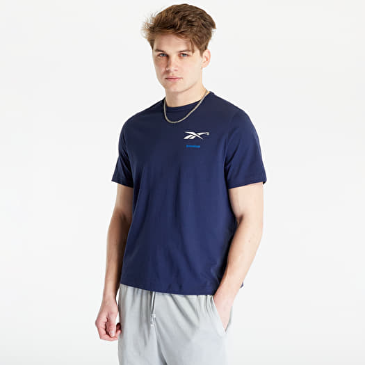 Navy blue reebok shirt best sale