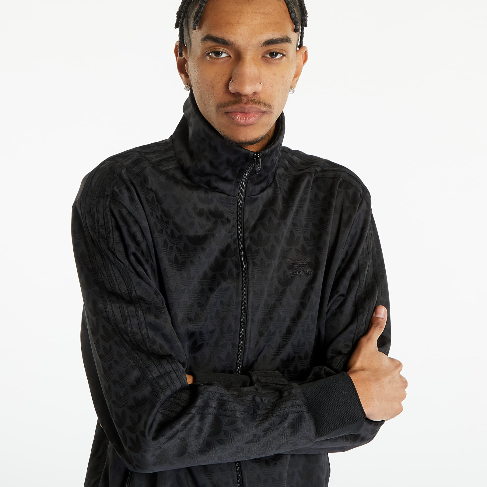 Sweatshirts adidas Originals Graphics Monogram Tracktop Black Queens
