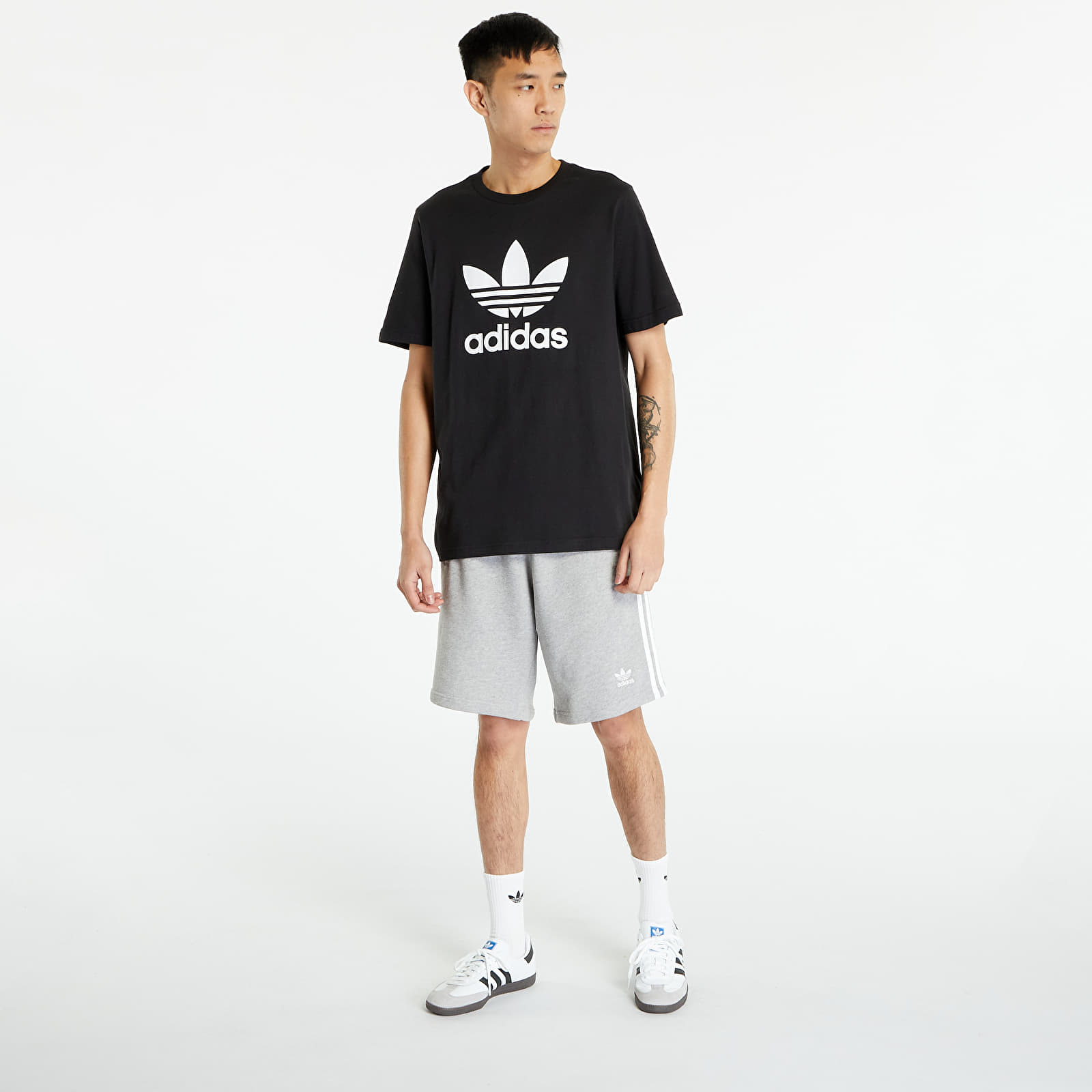 Shorts adidas Originals Adicolor Classics 3-Stripe Short Medium Grey Heather