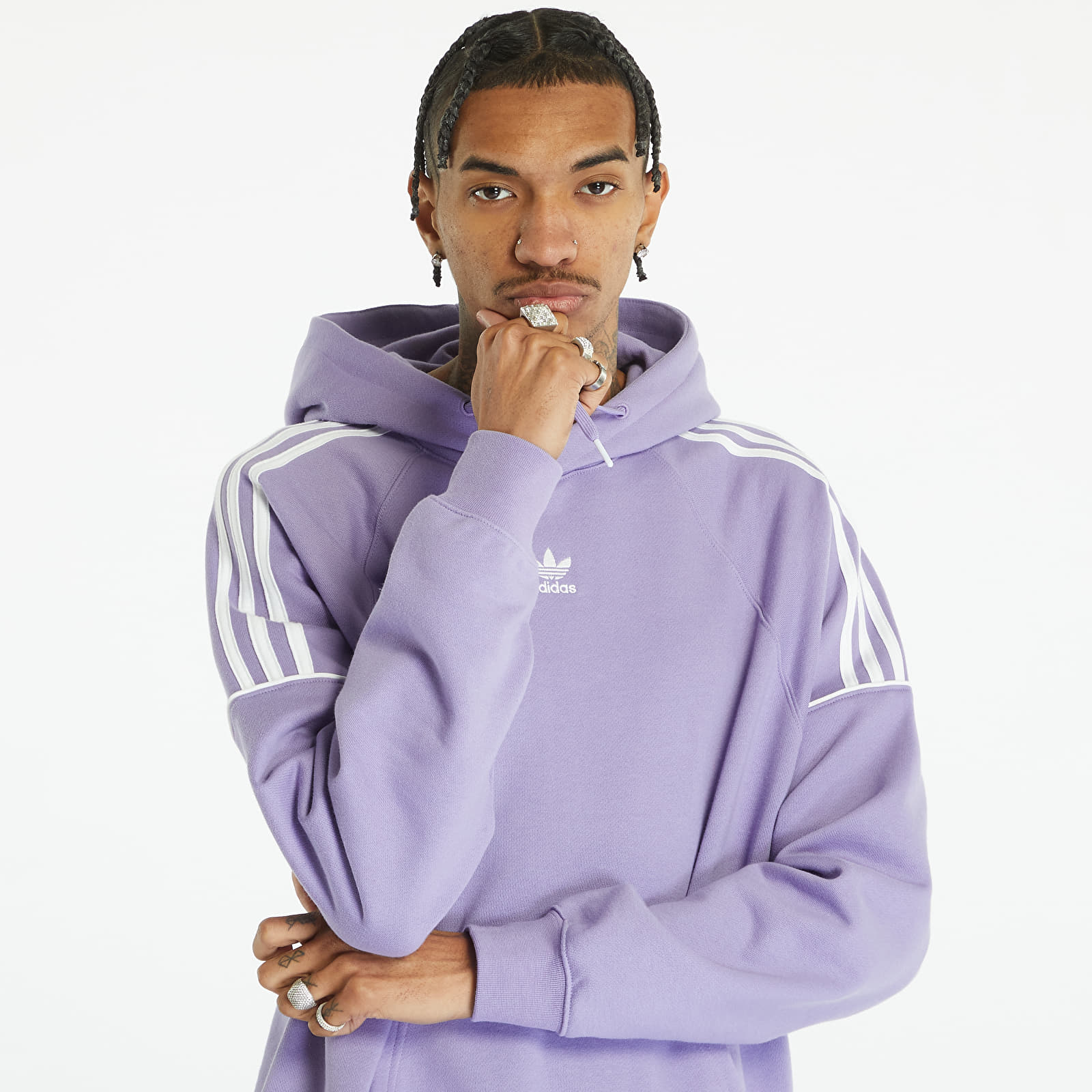 Sweatjacken und Sweatshirts adidas Originals Rekive Hoodie Magic Lilac