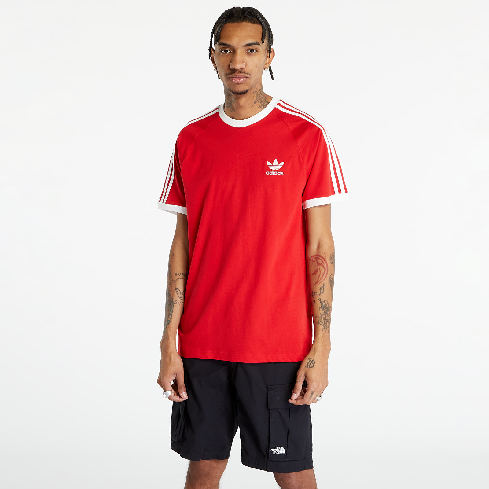 T shirts adidas Originals 3 Stripes Tee Better Scarlet Queens