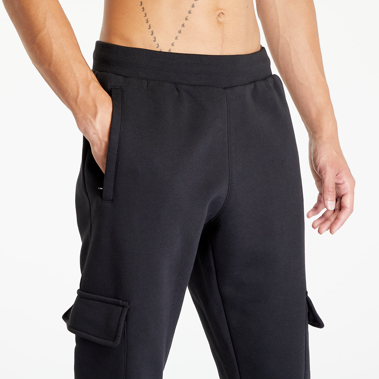Cargo pants adidas Originals Trefoil Essentials Cargo Pants Black