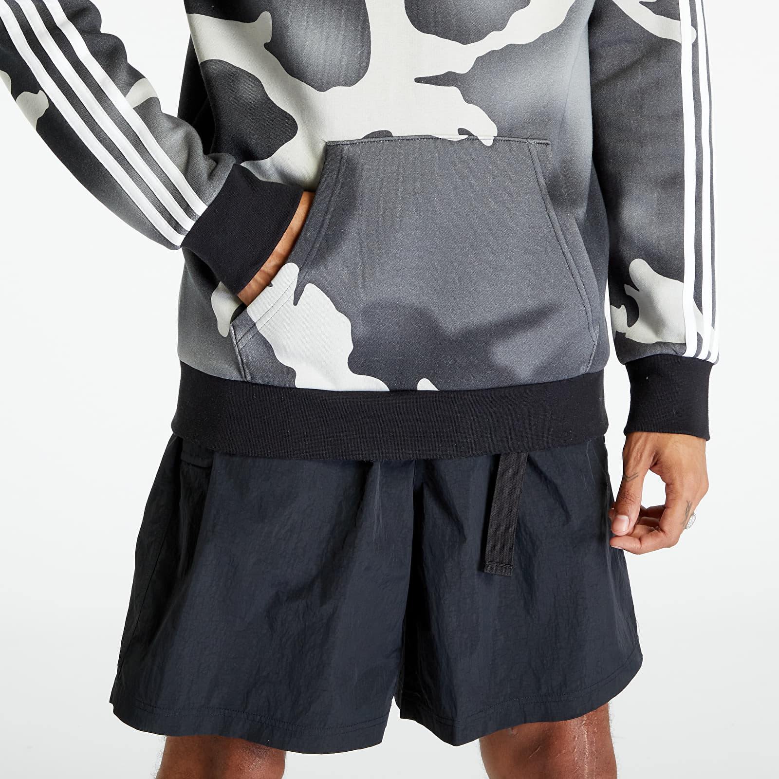 Sudaderas adidas Camo Aop Hoodie Black