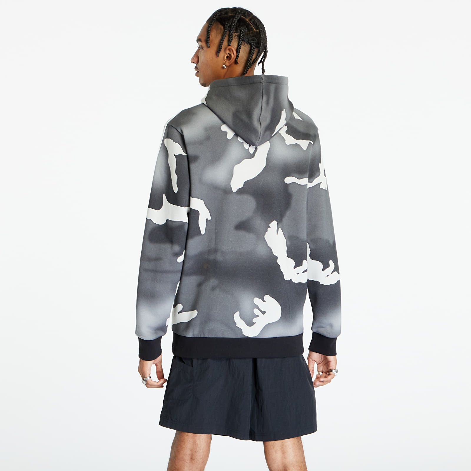 Sudaderas adidas Camo Aop Hoodie Black