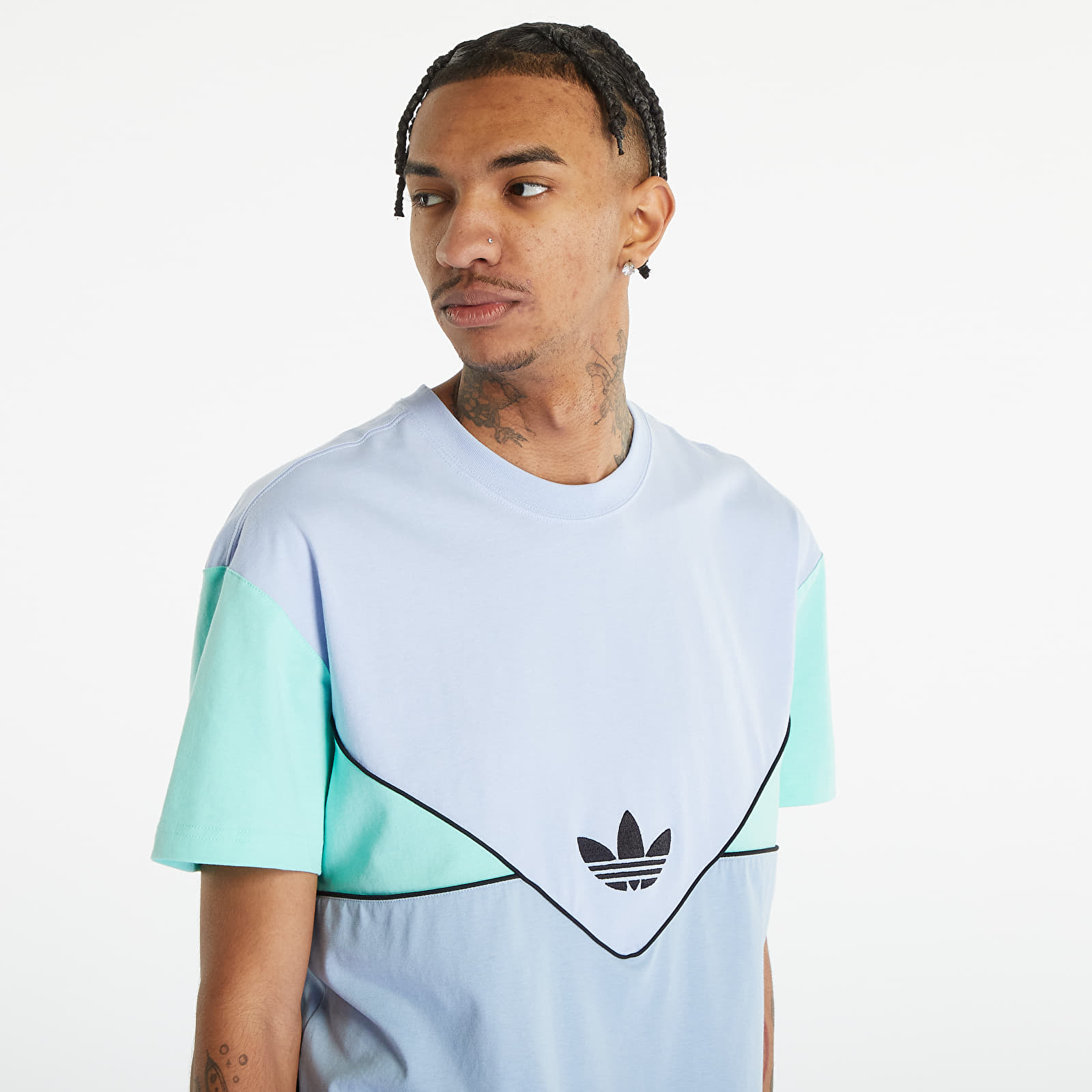 T-skjorter adidas Originals Adicolor Seasonal Archive T-Shirt Blue Dawn/ Ambient Sky/ Easy Green