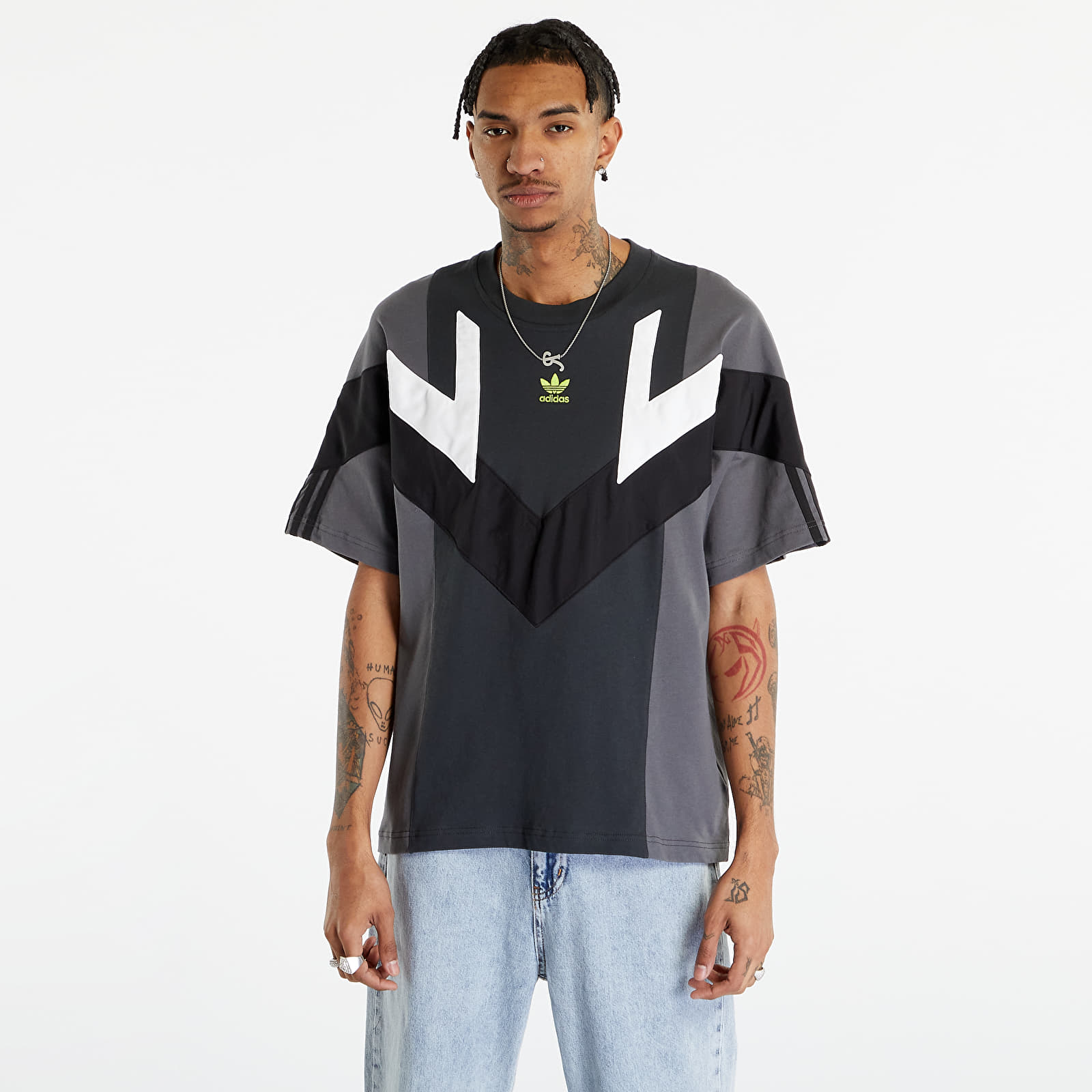 Majice i košulje adidas Originals Rekive Tee Carbon/ Grey Five