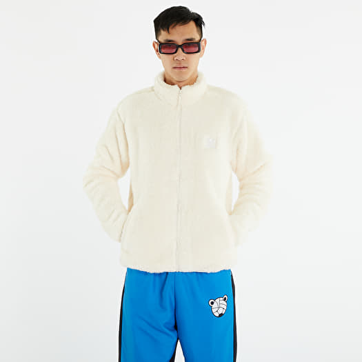 Adidas white fluffy jacket shop