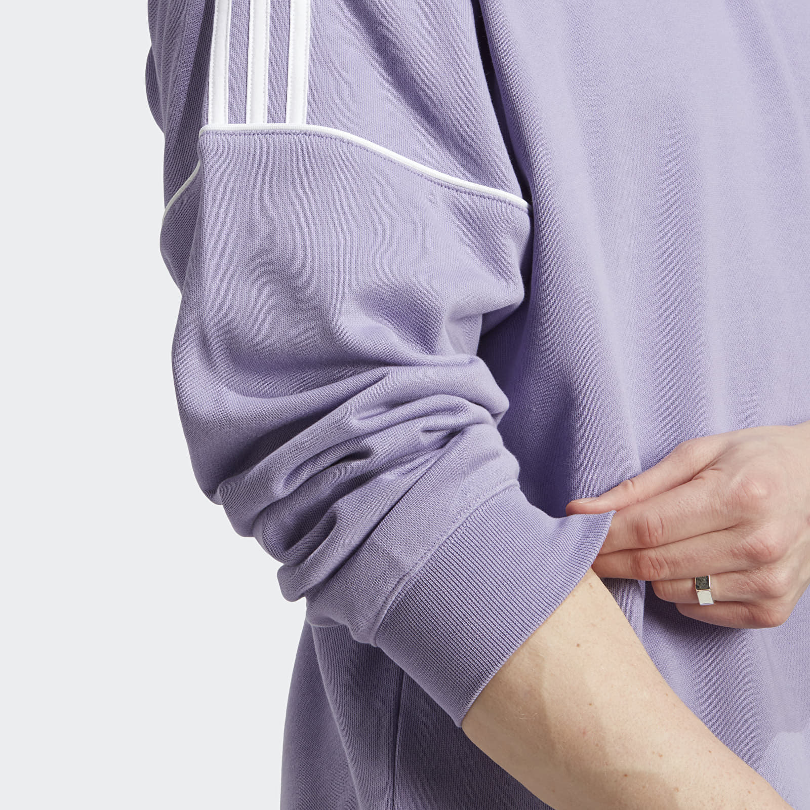 Dukserice adidas Originals Ess Crew Magic Lilac
