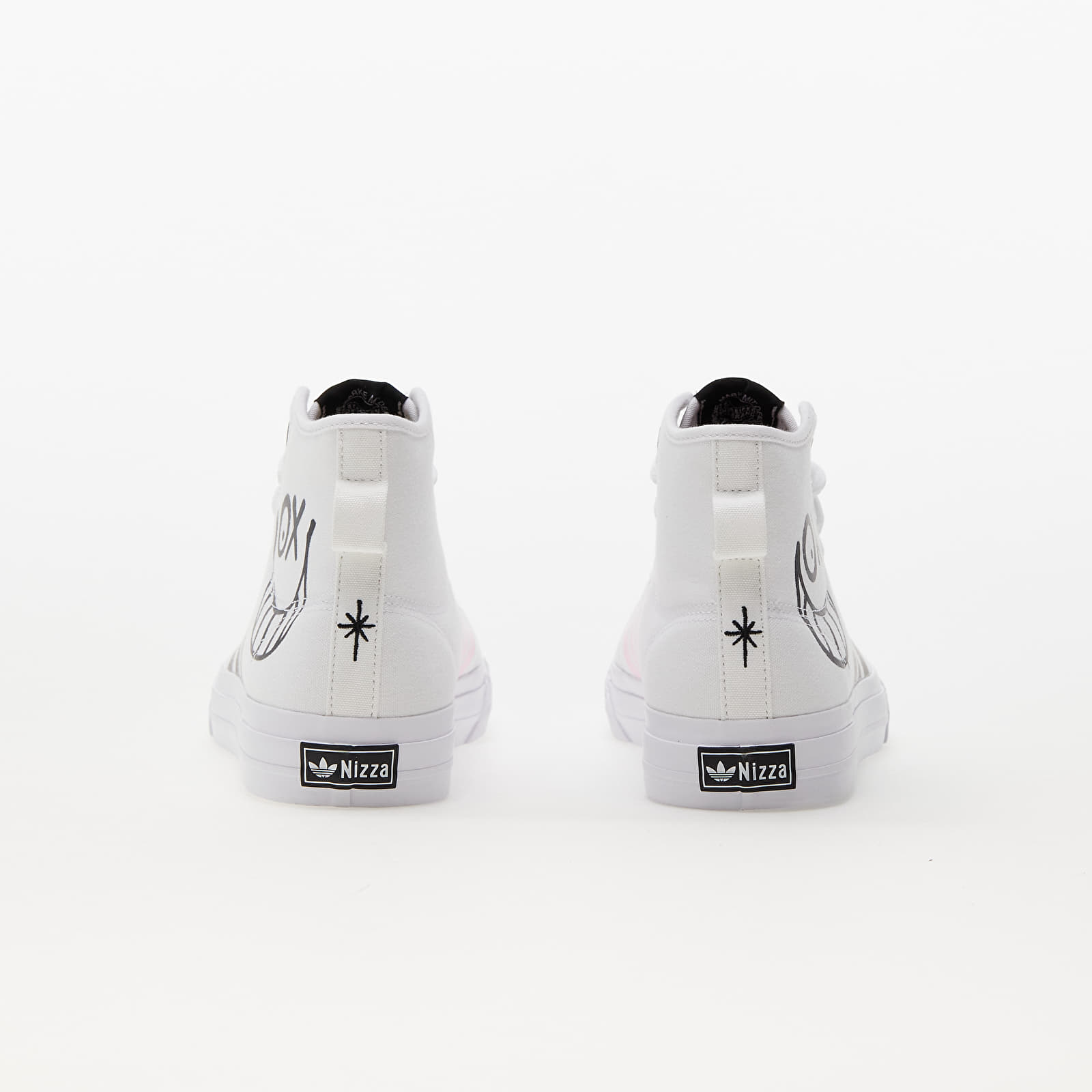 Încălțăminte și sneakerși pentru bărbați adidas Originals Nizza Hi Rf Ftw White/ Core Black/ SEPIGL