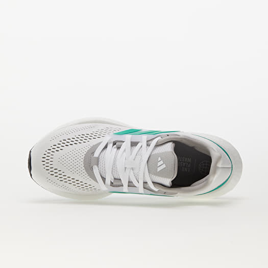 Adidas pure boost white green clearance