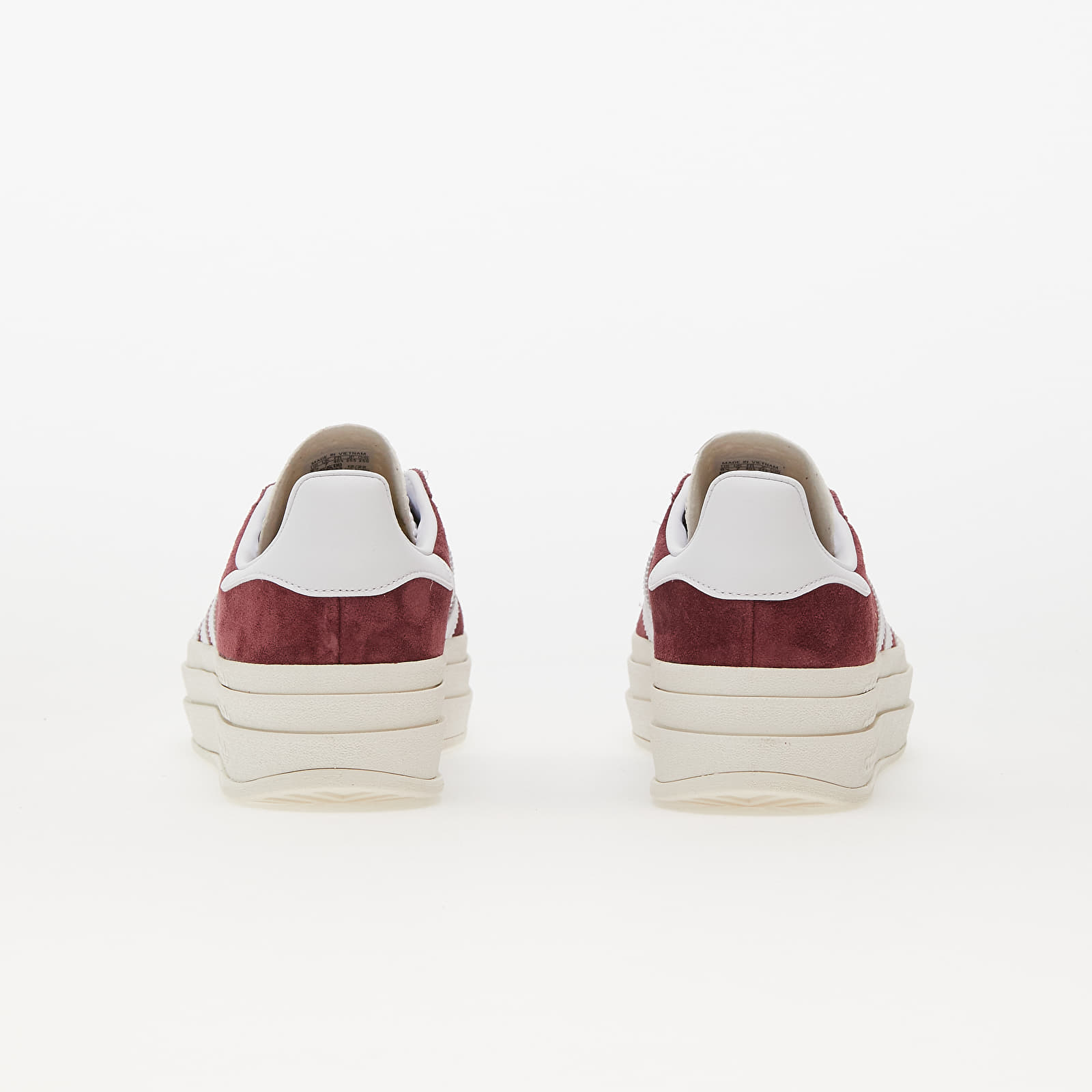 Sneakers og sko til kvinder adidas Originals Gazelle Bold W Shadow Red/ Cloud White/ Core White