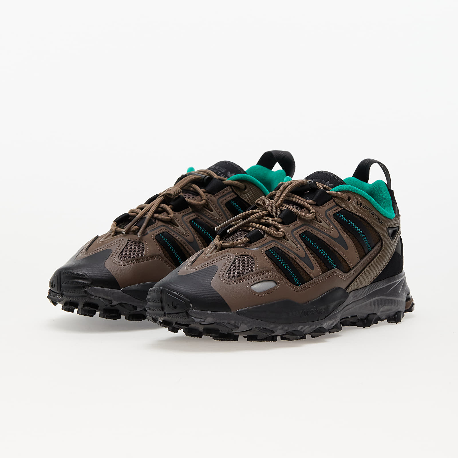 Meeste tossud ja kingad adidas Originals Hyperturf Earth Strata/ Core Black/ Collegiate Green