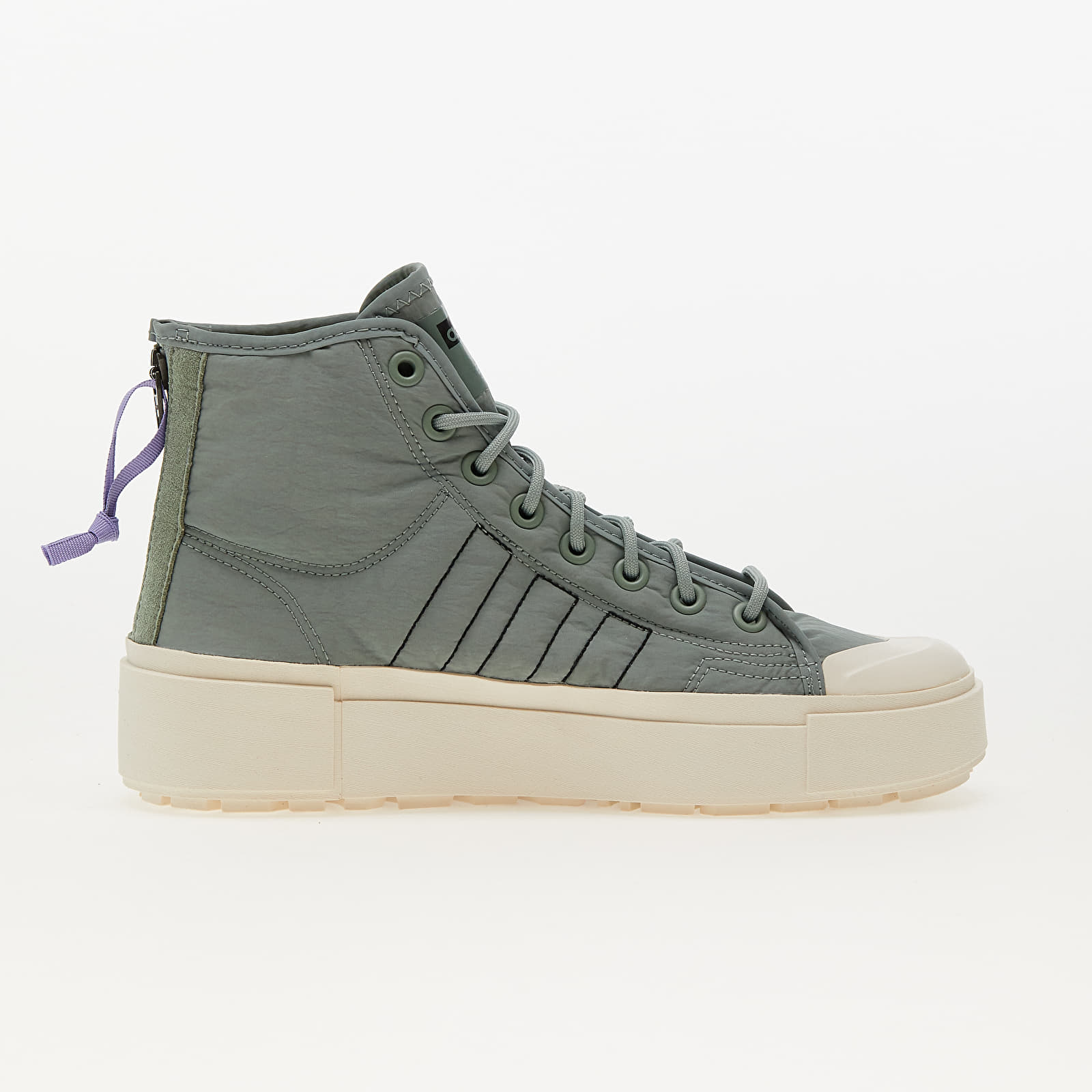 Dámské tenisky a boty adidas Originals Nizza Bonega X W SIL Green/ Core Black/ Lilac Purple